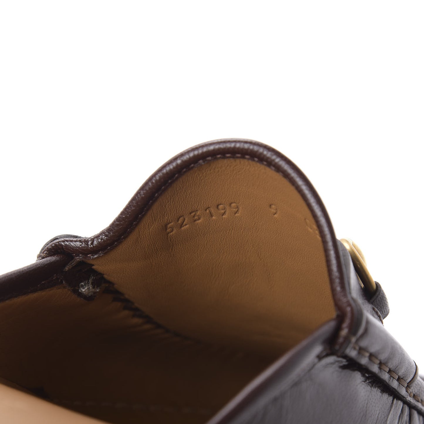 Goatskin Mens Horsebit Slippers 9 Light Brown