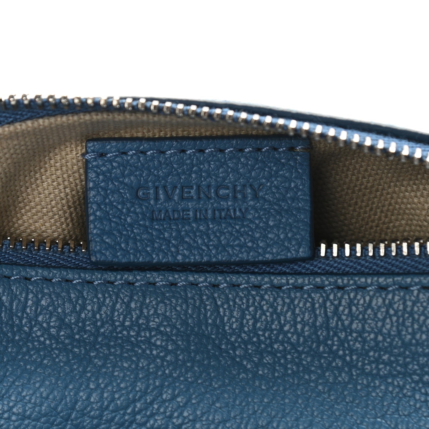 Sugar Goatskin Pandora Wristlet Medium Blue