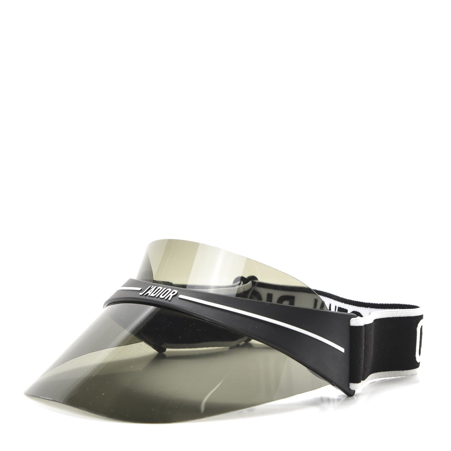 Christian Dior Mirrored DiorClub1 Sun Visor Black 1 of 9