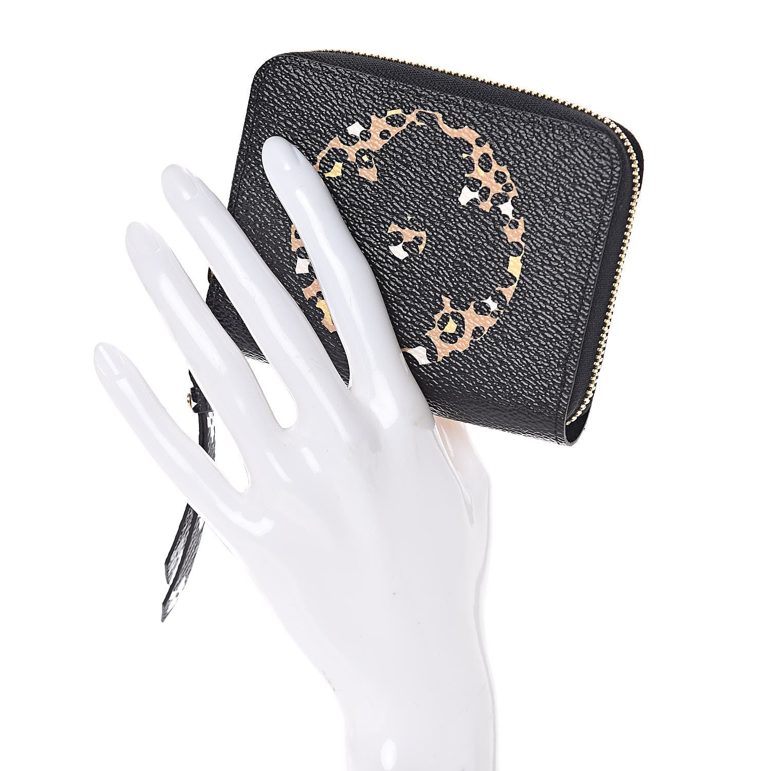 Louis Vuitton Monogram Giant Jungle Zippy Coin Purse Black 2 of 6