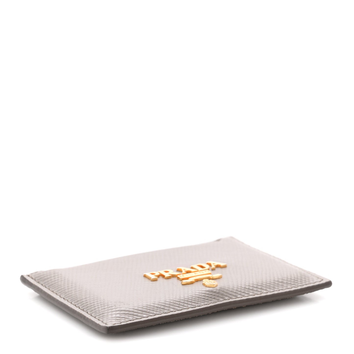 Saffiano Metal Card Case Argilla