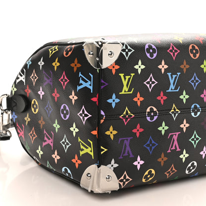 Louis Vuitton LV X TM Monogram Multicolor Speedy Soft 30 Black 8 of 9