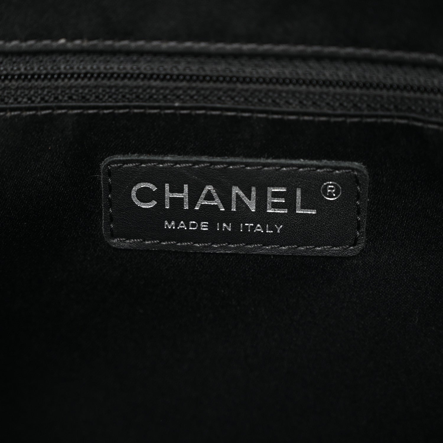 Chanel Caviar Quilted XL Grand Shopping Tote GST Black 6 of 10