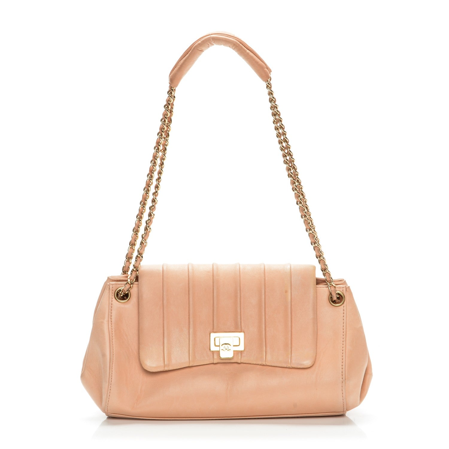 Chanel Vertical Quilt Lambskin Accordion Flap Light Pink 1 of 11