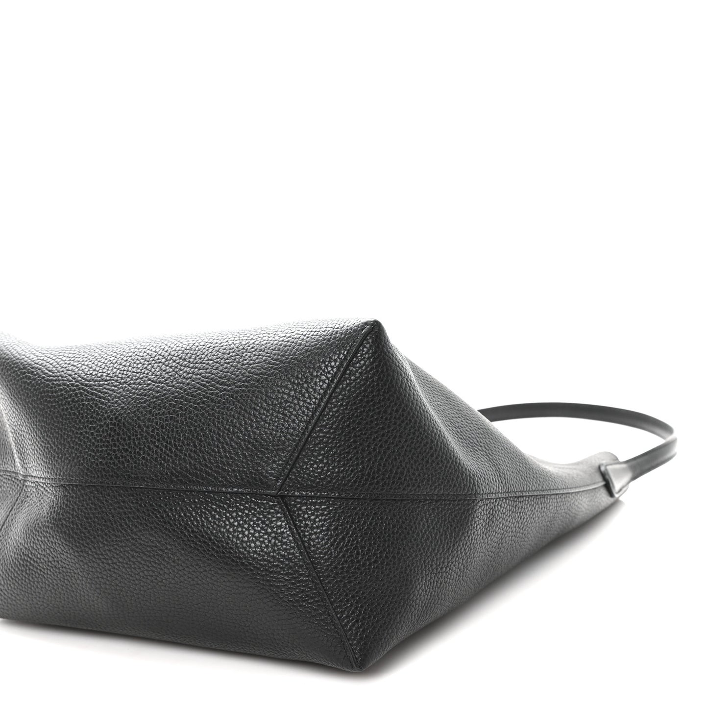 Pebbled Calfskin Everyday Cabas Black