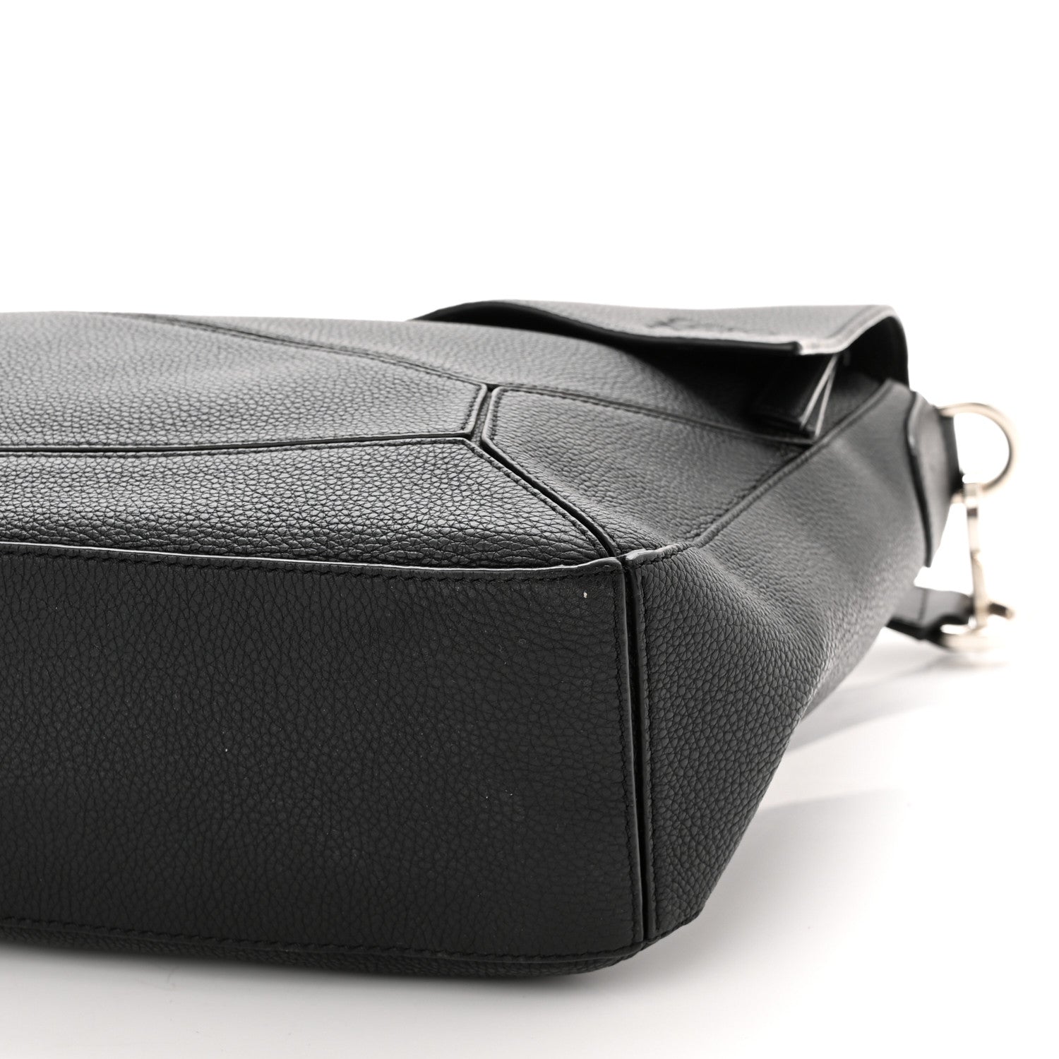 Loewe Calfskin Puzzle Messenger Bag Black 9 of 9