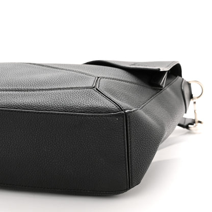 Loewe Calfskin Puzzle Messenger Bag Black 9 of 9