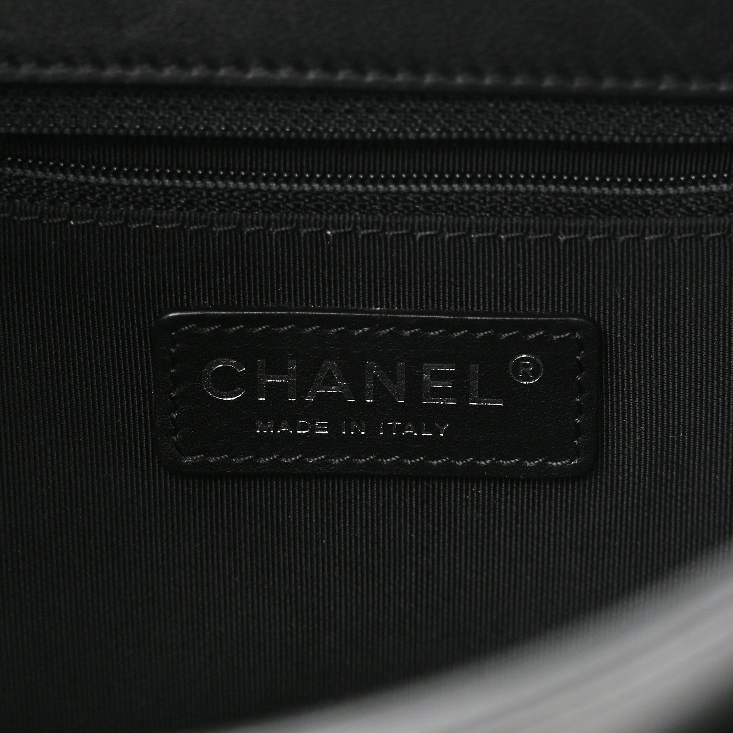 Chanel Calfskin Quilted Large Shopping Tote Black 6 of 10