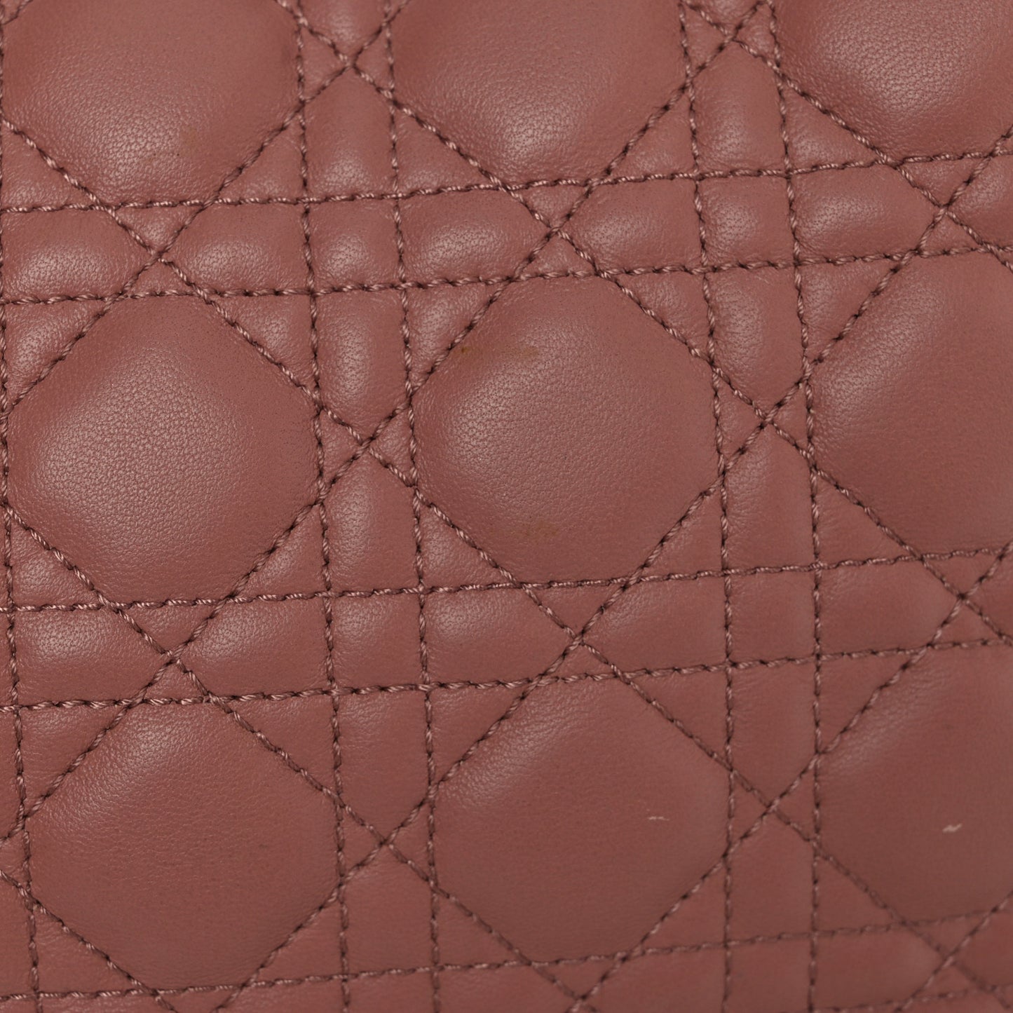 Lambskin Cannage Large Dior Soft Shopping Tote Bois de Rose