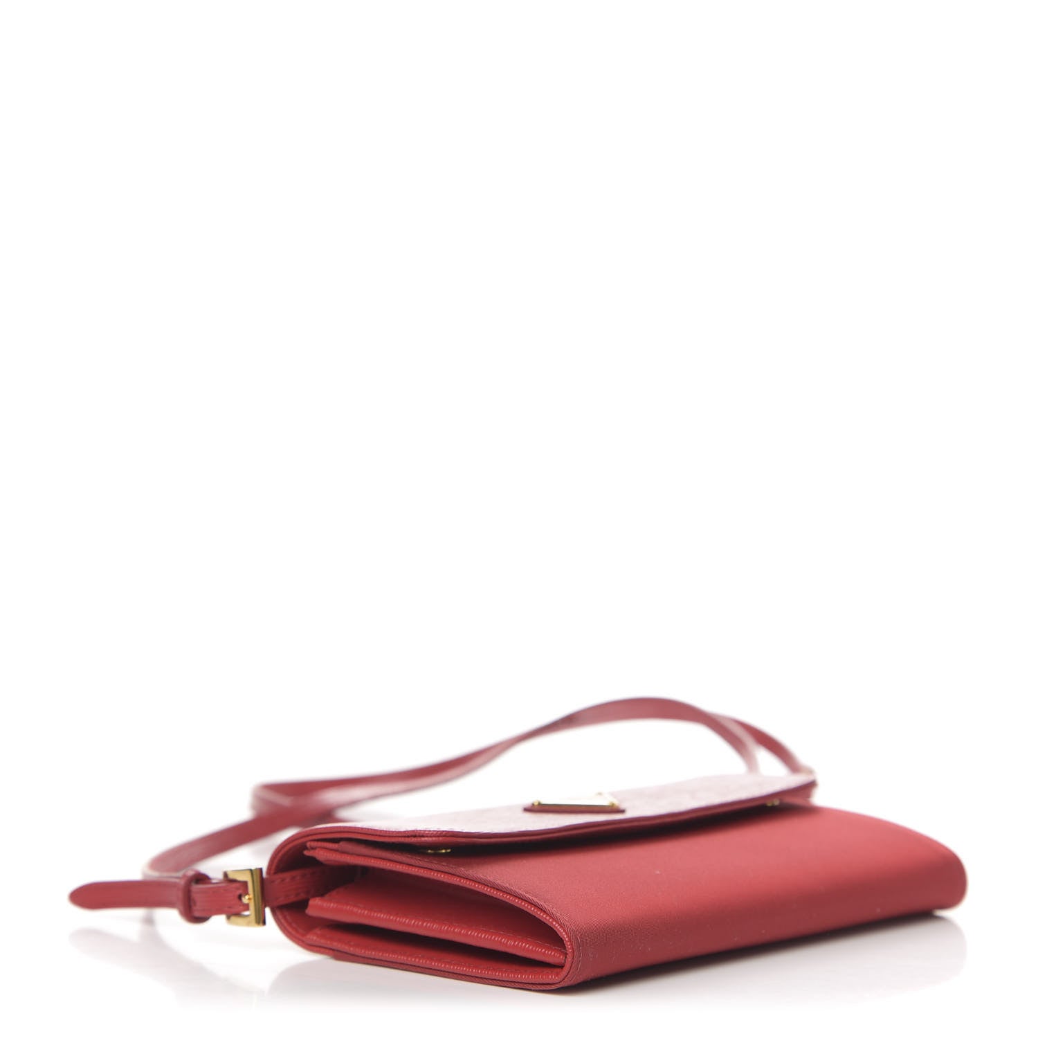 Prada Vitello Move Flap Wallet With Strap Fuoco 4 of 11