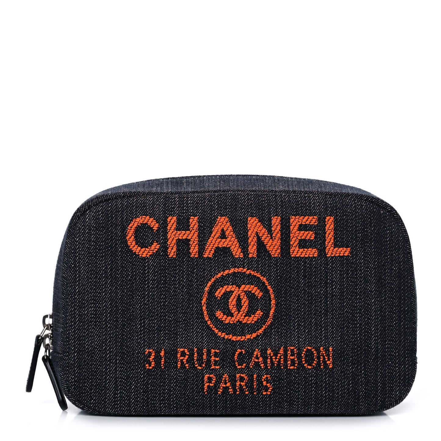 Denim Small Deauville Case Blue Orange