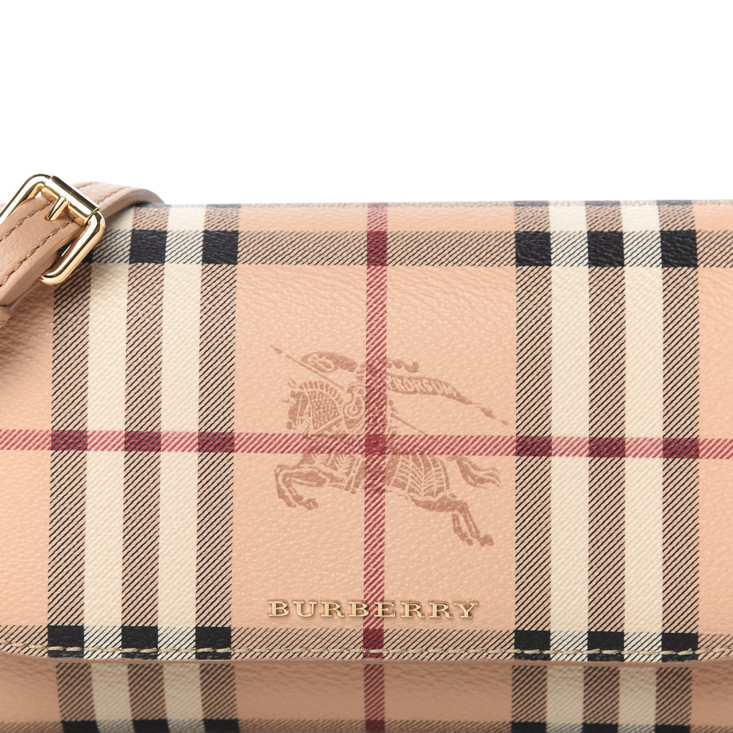Haymarket Check Henley Wallet On Chain Mid Camel