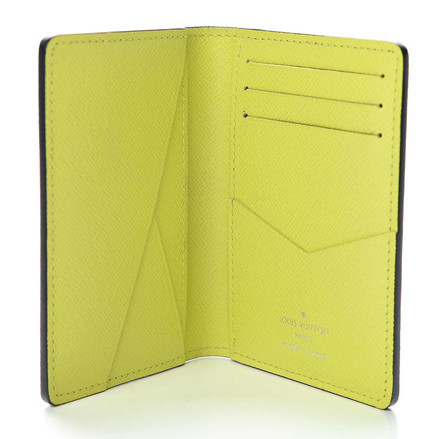Louis Vuitton Monogram Taiga Pocket Organizer Yellow 5 of 8