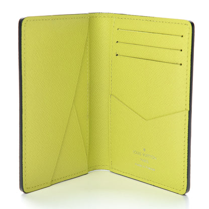 Louis Vuitton Monogram Taiga Pocket Organizer Yellow 5 of 8