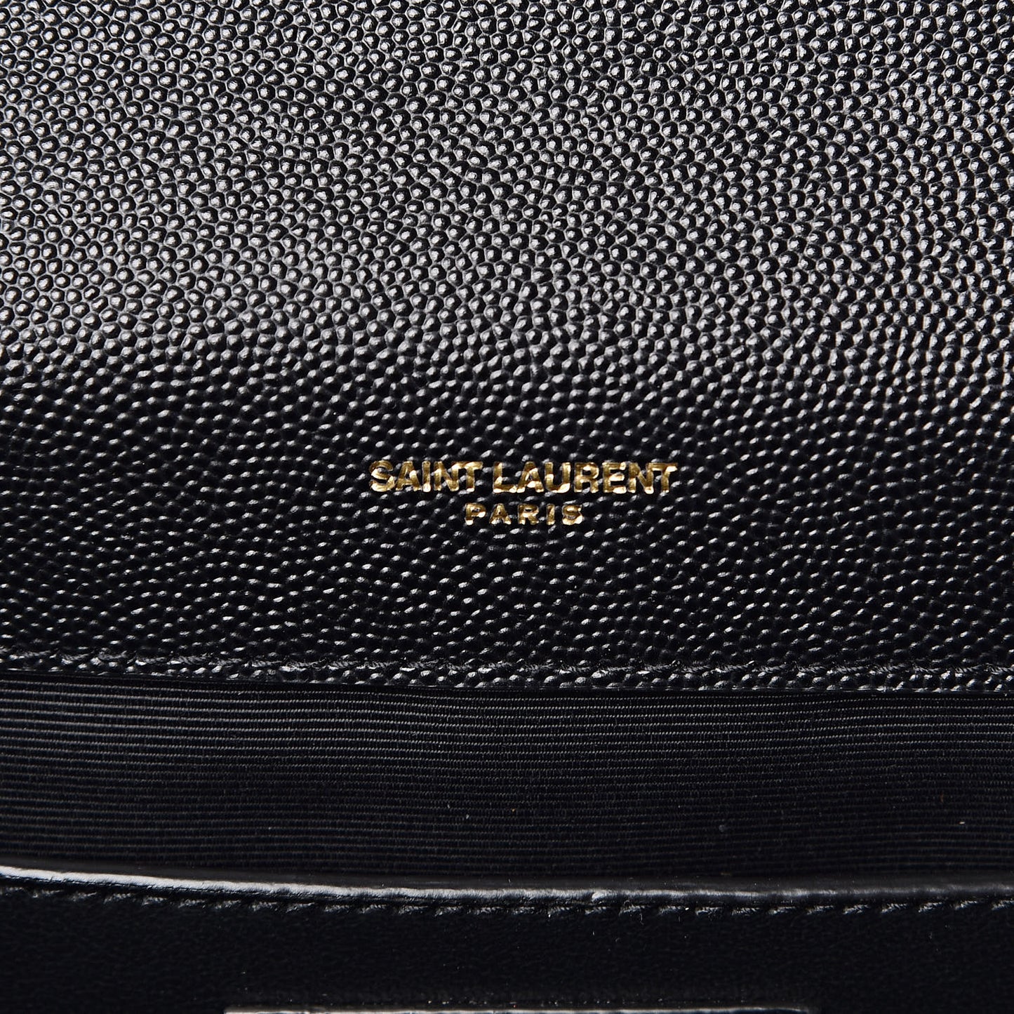 Grain De Poudre Matelasse Chevron Medium Monogram Satchel Black
