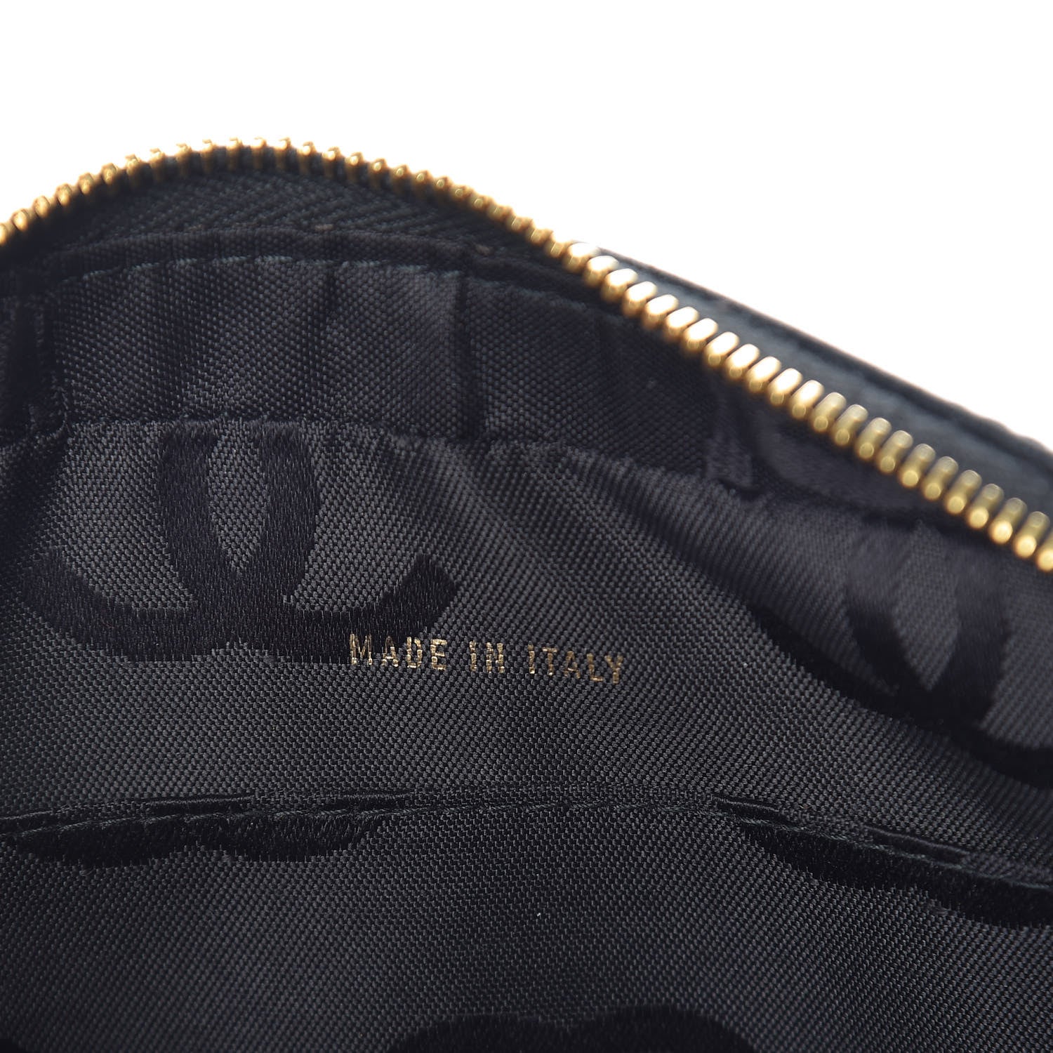 Chanel Lambskin Chevron Quilted Camera Case Black 9 of 15