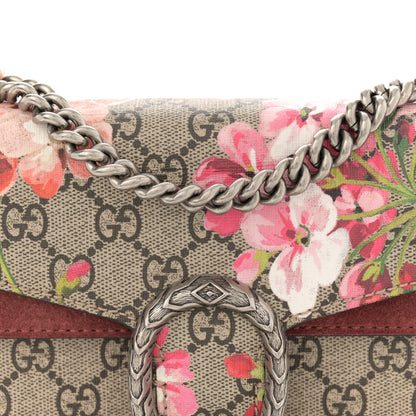 Gucci GG Supreme Monogram Blooms Mini Dionysus Shoulder Bag Beige Multicolor Dry Rose 8 of 12
