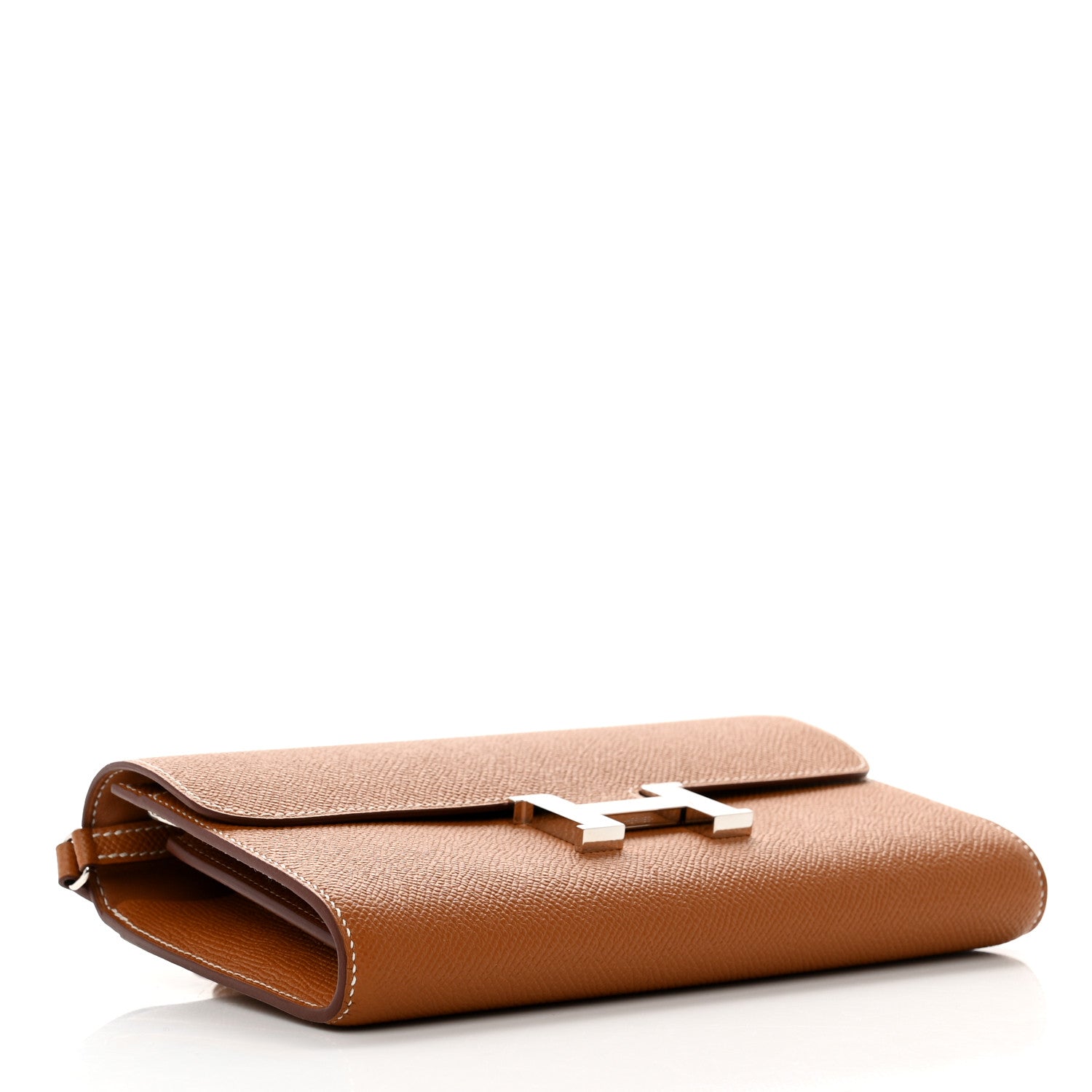 Hermes Epsom Constance Long Wallet To Go Gold 3 of 8