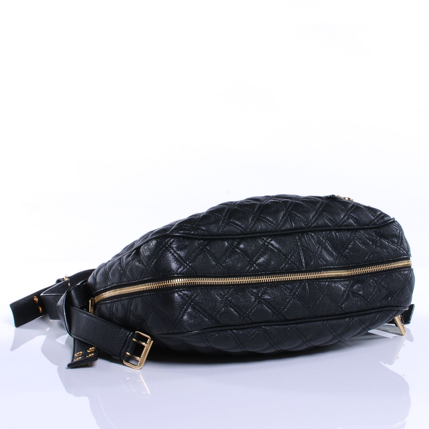Marc Jacobs Leather Quilted Iris Hobo Black 4 of 8