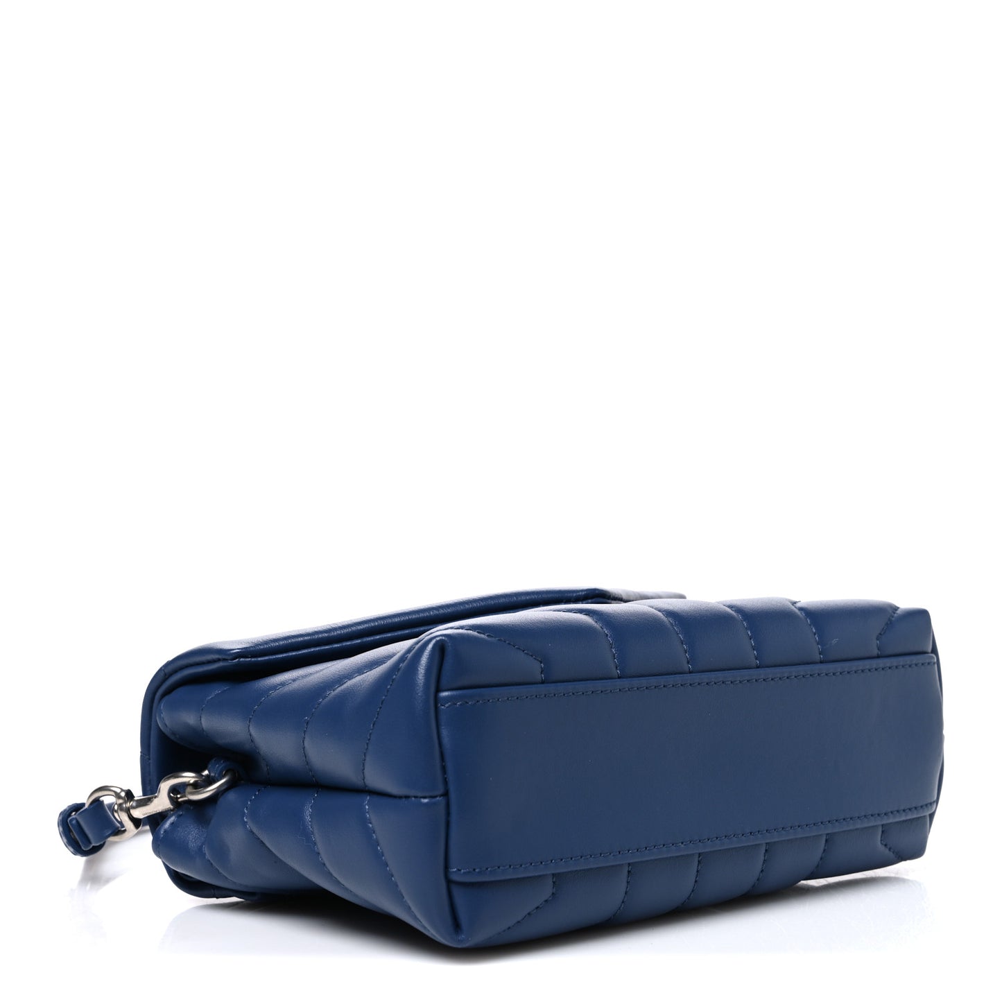 Calfskin Y Quilted Monogram Toy Loulou Crossbody Bag Denim