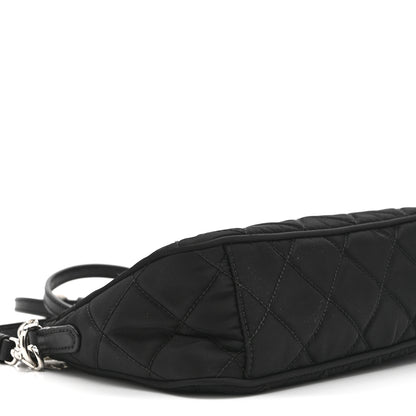 Prada Nylon Tessuto Impuntu Quilted Crossbody Bag Black 9 of 10
