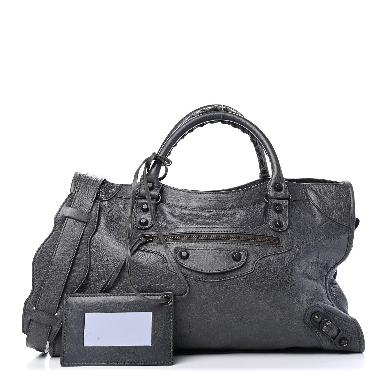 Balenciaga Agneau Classic Hardware City Gris Tarmac 1 of 4