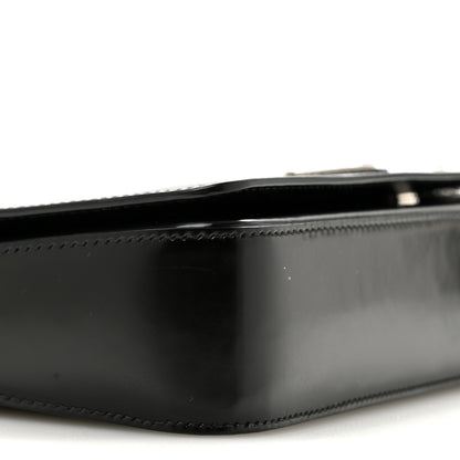 Prada Spazzolato Femme Flap Shoulder Bag Black 9 of 13
