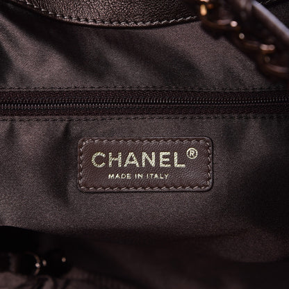 Chanel Metallic Calfskin Baby Coco Cabas Bronze 6 of 8
