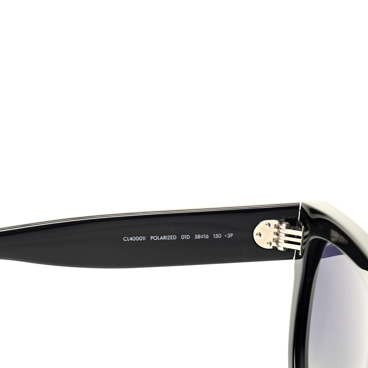 Acetate Aviator Polarized Sunglasses CL 40001 Black