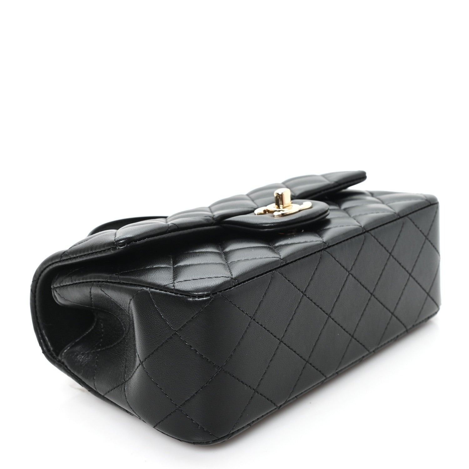 Chanel Caviar Quilted Mini Top Handle Rectangular Flap Black 4 of 11