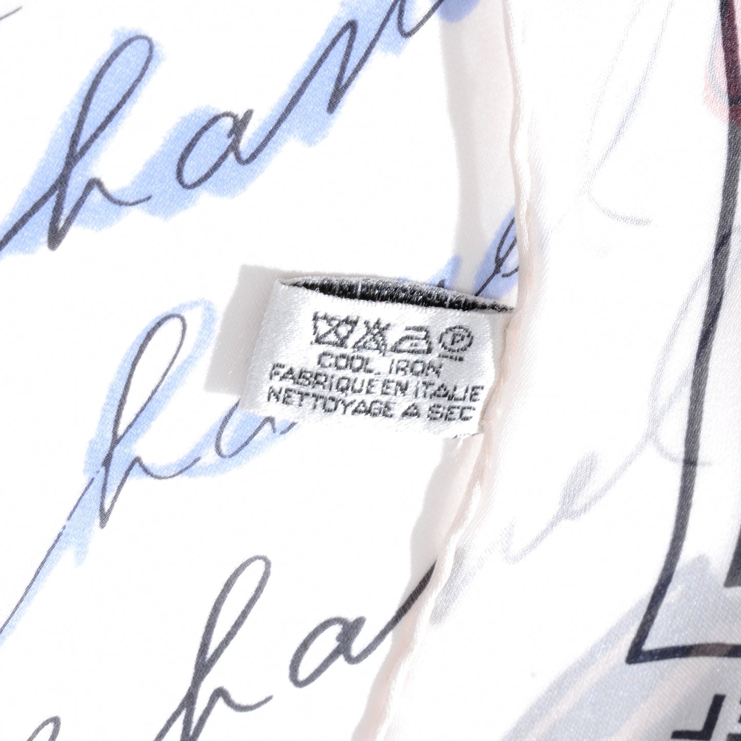 Silk CC Icon Print Scarf