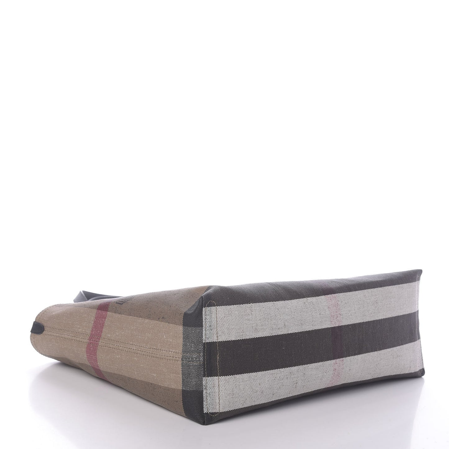 Coated Canvas Mega Check Medium Doodle Tote Black