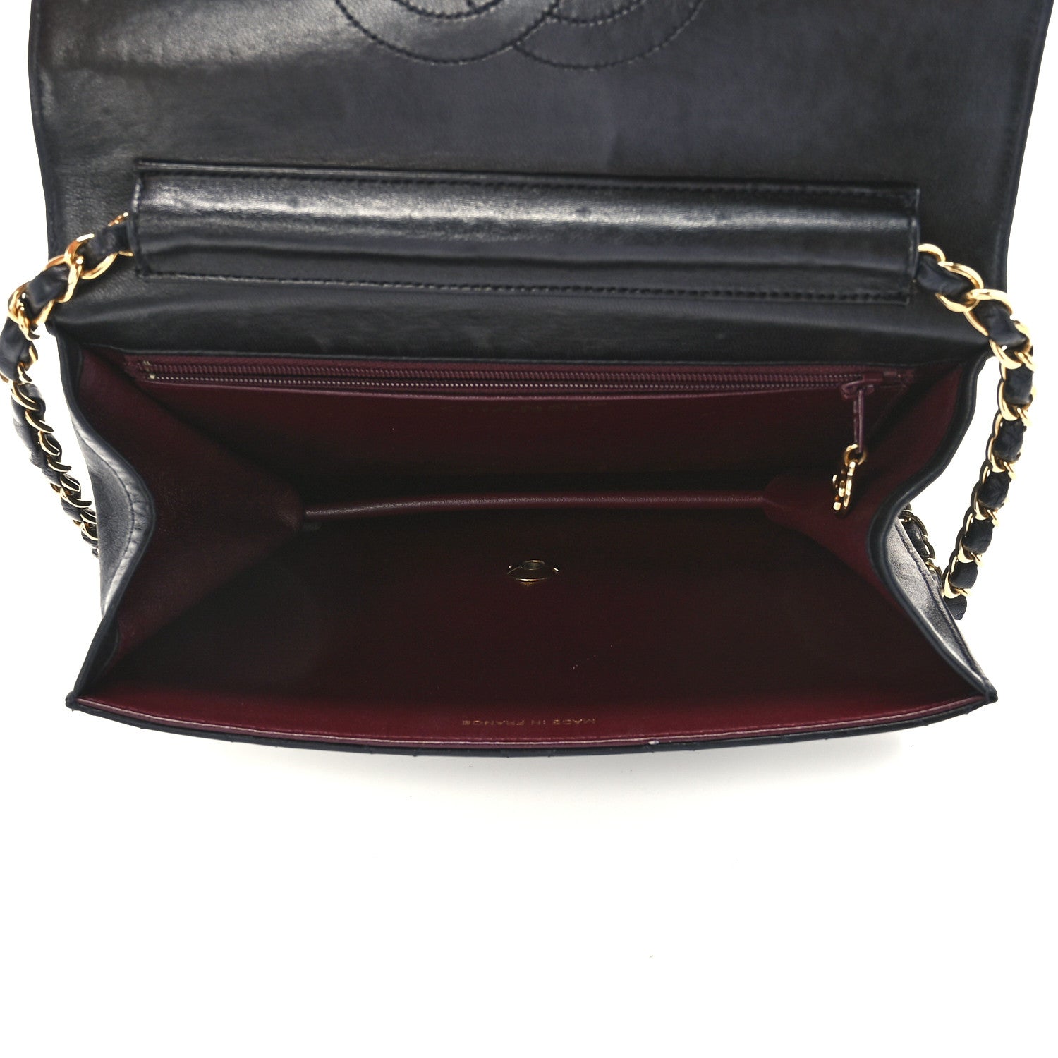 Chanel Lambskin Quilted Small Single Flap Black 4 of 12