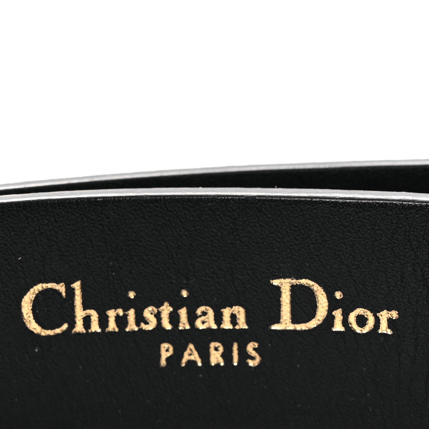 Christian Dior Calfskin Saddle Belt 80 32 Black 5 of 7