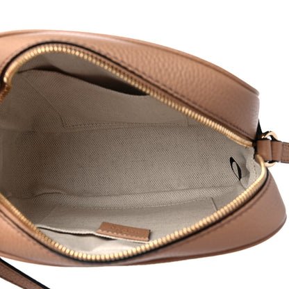 Gucci Pebbled Calfskin Small Soho Disco Bag Camelia 5 of 9