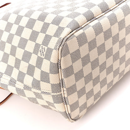 Louis Vuitton Damier Azur Neo Neverfull MM Rose Ballerine 11 of 13