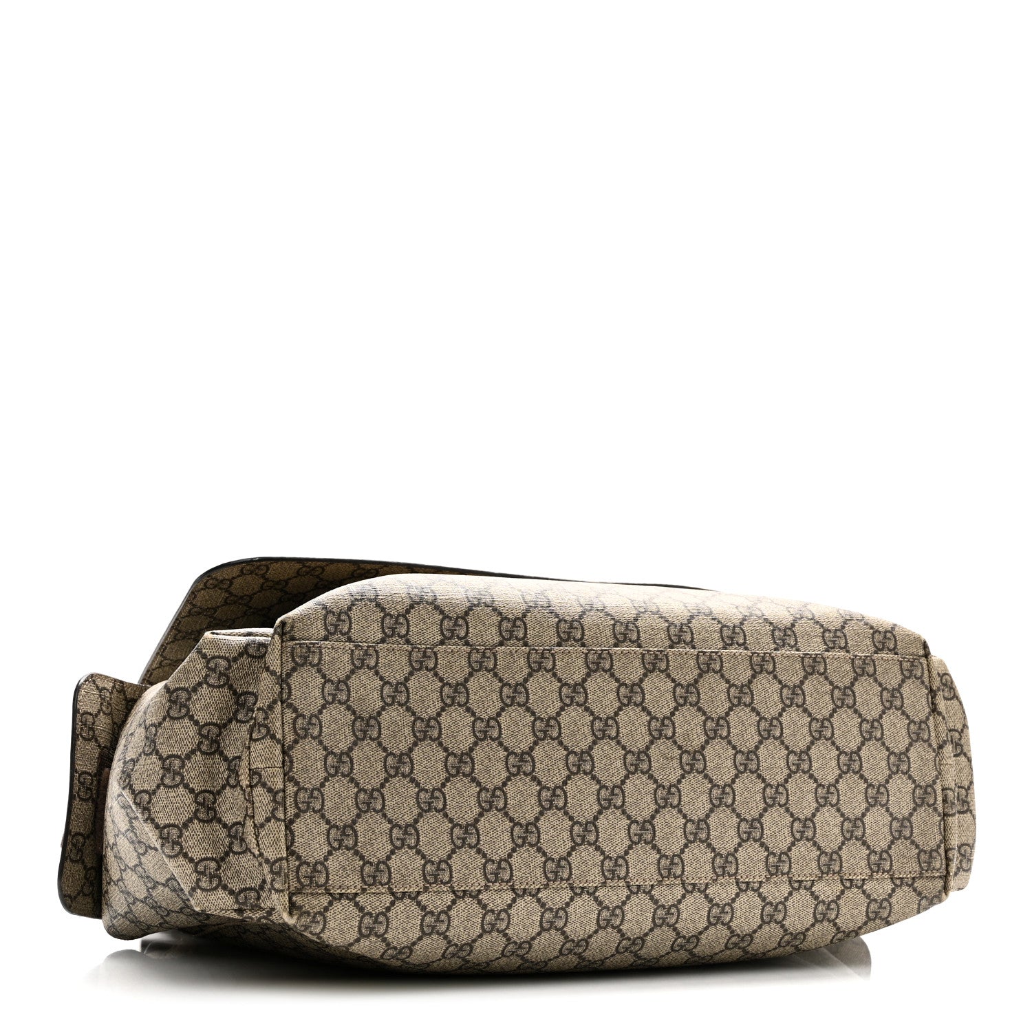 Gucci GG Plus Monogram Messenger Diaper Bag Dark Brown 4 of 10