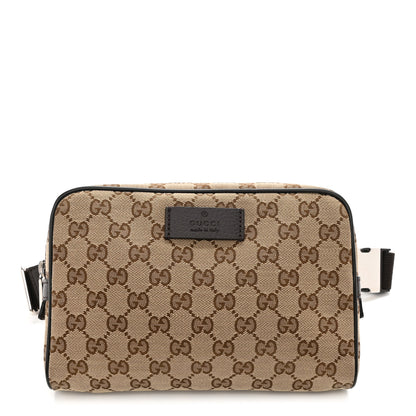 Gucci Monogram Belt Bag Dark Brown 1 of 8