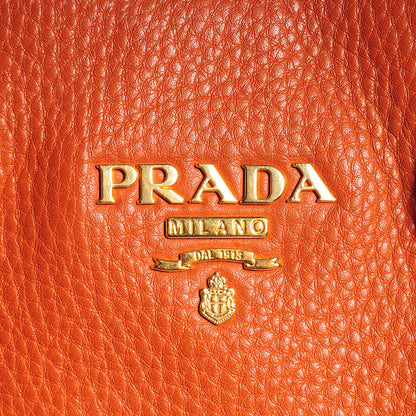 Prada Vitello Daino Shopping Tote Rame 6 of 9