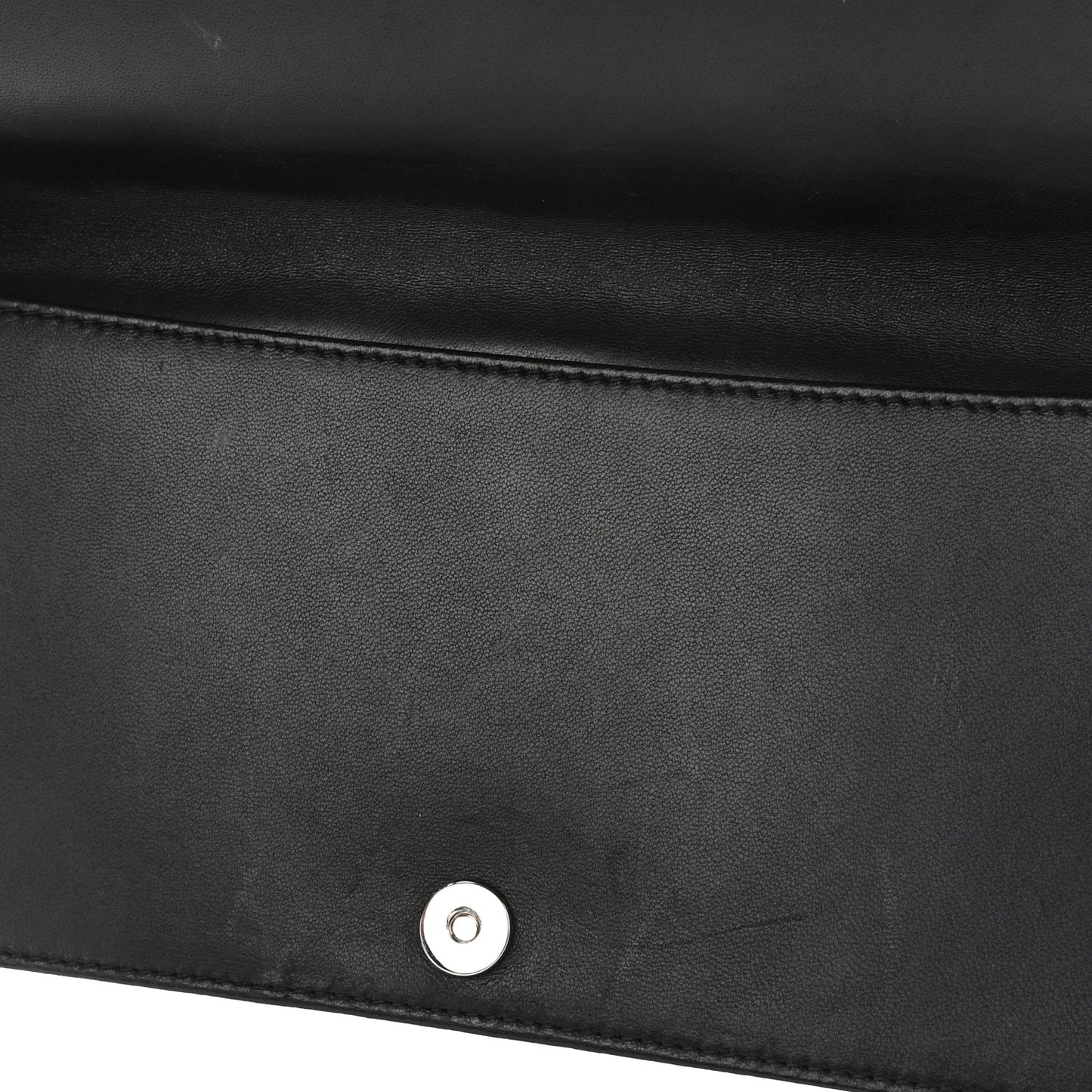 Lambskin Cannage Lady Dior Convertible Clutch Black
