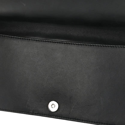 Christian Dior Lambskin Cannage Lady Dior Convertible Clutch Black 12 of 21