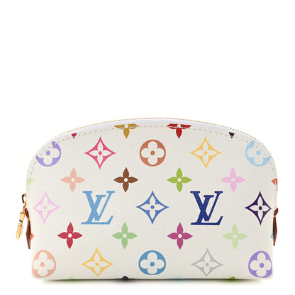 Louis Vuitton LV x TM Monogram Multicolor Cosmetic Pouch PM White 1 of 10