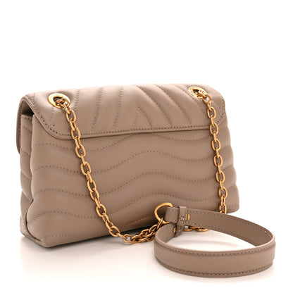 Louis Vuitton Calfskin LV New Wave Chain Bag Taupe 3 of 11