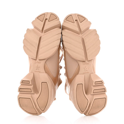 Christian Dior Neoprene Rubber Womens D-Connect Sneakers 36.5 Nude 5 of 7