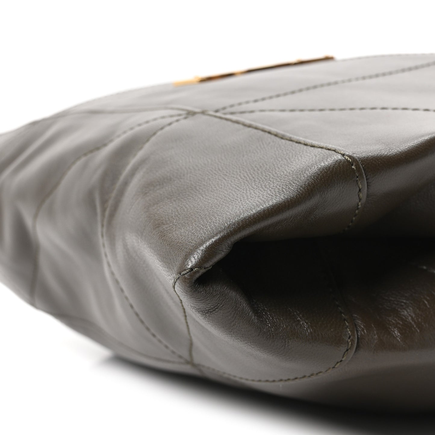 Lambskin Matelasse Monogram Medium Jamie 4.3 Pochon Light Musk