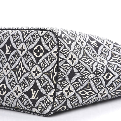 Louis Vuitton Jacquard Since 1854 Neverfull MM Grey 7 of 9