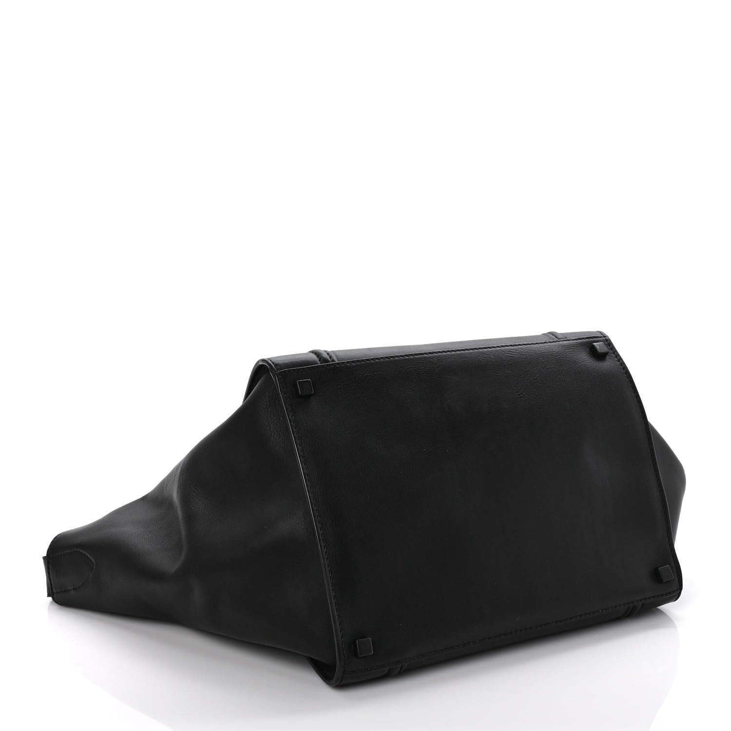 Celine Smooth Calfskin Medium Phantom Luggage Black 4 of 11
