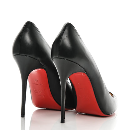 Christian Louboutin Kid Decollete 554 100 Pumps 40 Black 4 of 8