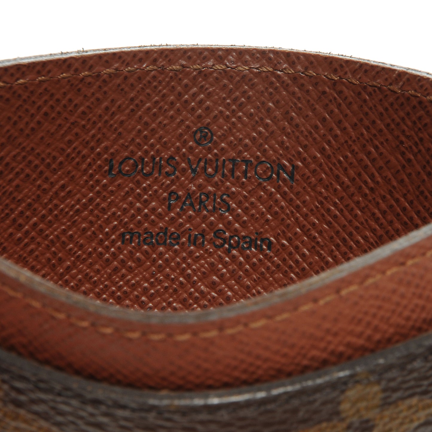 Monogram Simple Card Holder Wallet