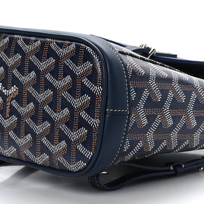 Goyard Goyardine Calfskin Mini Alpin Backpack Navy 8 of 8
